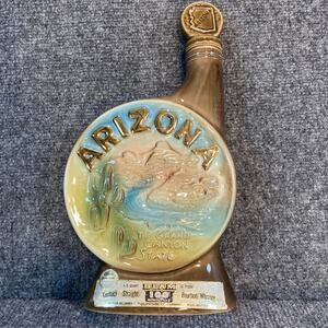 Vintage 1968 Jim Beam Arizona The Grand Canyon State 50th Anniversary Decanter